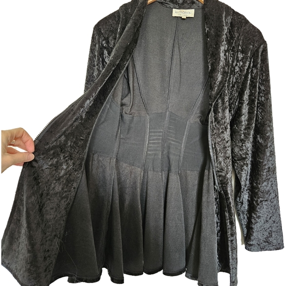 Vintage Le Chateau Velour Top - Picture 5 of 7